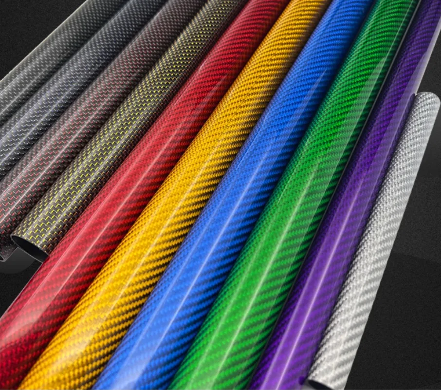 Colored & Patterned Carbon Fiber Tubes
